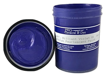 Pearlescent Textile Paint 8 oz. (Brilliant Violet) - color: Brilliant Violet