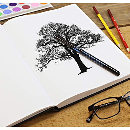 8.5 x 11 Artist's Loft Black Hardbound Sketchbook, 110 Sheets