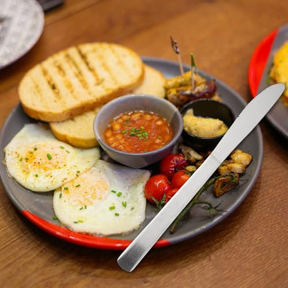 36 PCS Dinner Knifes Set - Windsor Stainless Steel Table Knives 8.7 Inch with Dishwasher Safe Butter Knives,Metal Butter Knofe,Dinner Knife Silverware for Home,Kitchen or Restaurant - size: 36PCS Dinner Kinfe