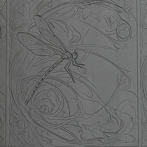 Dragonfly Clay Texture Roller 4" for Polymer Clay - color: Dragonfly Roller