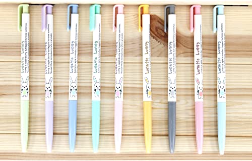 ZEESOON Xeno Lunatic Lunny 0.38mm Slim Ball Point Pen Dozen Box 12 Pcs, Made in Korea (Sky Blue 12pcs) - color: Sky Blue 12pcs