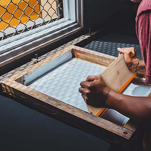 Silk Stencil Screen Printing Squeegee Wood Screen Ink Scraper (13 inch (33cm) Oiliness Squeegee - 75 Durometer) - size: 13 inch (33cm) Oiliness Squeegee - 75 durometer