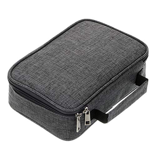 BTSKY® High Capacity Zipper Pens Pencil Case- Multi-Functional Stationery Pencil Pouch 72 Slots Colored Pencil Case Portable Pencil Bags With 2 Removable Sleeves Grey - color: Grey