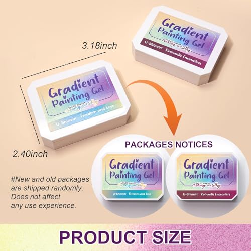 Gradient Painting Gel, 9 Bright Colors Ombre Gel Nail Polish Light Pink Blue Summer Kit Sponging for Pigment Pat Kit Aura Nails French Manicure Soak Off UV Bloom Summer Set - color: Bloom Summer Set