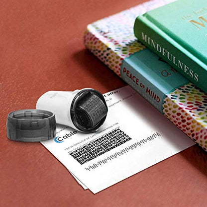 Guard Your ID Advanced Security Roller 2.0 for Identity Theft Prevention Stamping White - color: White, size: Regular