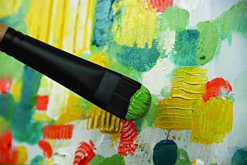 Princeton Catalyst Filbert Brush, Synthetic, Short Handle, Size 4, 1 Count - size: Size 4