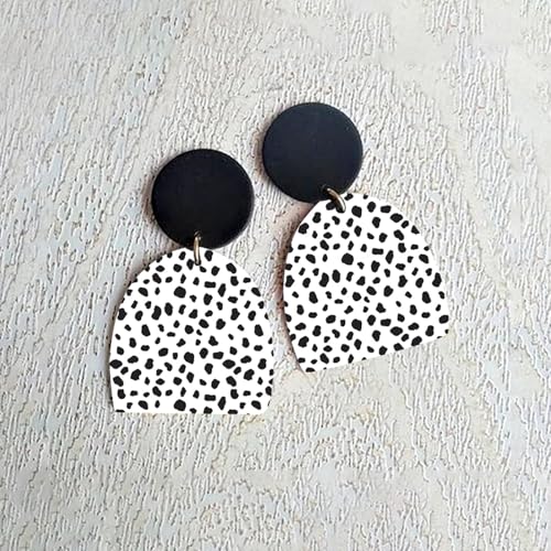 Polymer Clay Transfer Paper, 10 Pcs Leopard Print Shape Water Soluble Transfer Sheet for Polymer Clay for Polymer Clay Earrings Jewelry Making Disposable Stickers DIY Crafts 5.82X3.93 inch - color: Leopard