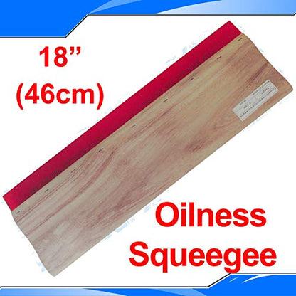 INTBUYING Screen Printing Squeegee Wooden Ink Scraper Kit 75 Durometer 4 inches Wide