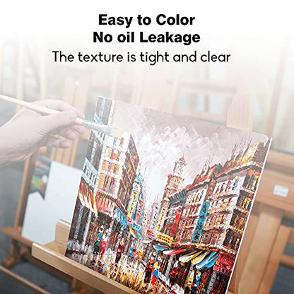 CONDA 8x8 inch Stretched Canvas for Painting, Pack of 8, 100% Cotton, 5/8 Inch Profile Value Bulk Pack for Acrylics, Oils Painting - size: 8x8 inch, 8 Pack