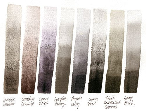 Daniel Smith Extra Fine Watercolor Paint, 15ml Tube, Black Tourmaline Genuine, 284600207, 0.5 Fl oz (Pack of 1) - color: Black Tourmaline Genuine