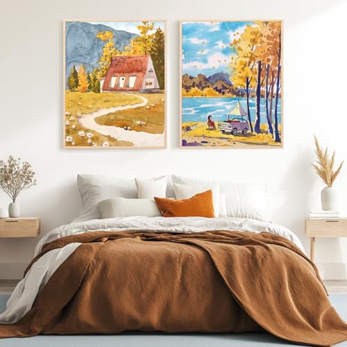 HANSILK Framed Canvas Wall Art - Mother Gifts, 10x10 Inch Blank Canvas with Wood Frame | DIY Custom Painting Kit for Couples, Home Décor & Romantic Handmade Crafts - size: 10*10-1