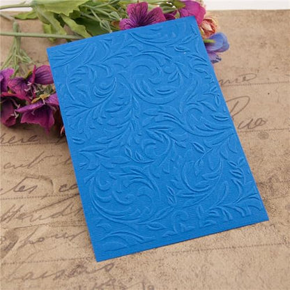 Swirls Texture Plastic Embossing Folders for Cards Making Baroque Filigree Embossing Stencils for DIY Paper Crafts Scrapbooking Polymer Clay Decoration