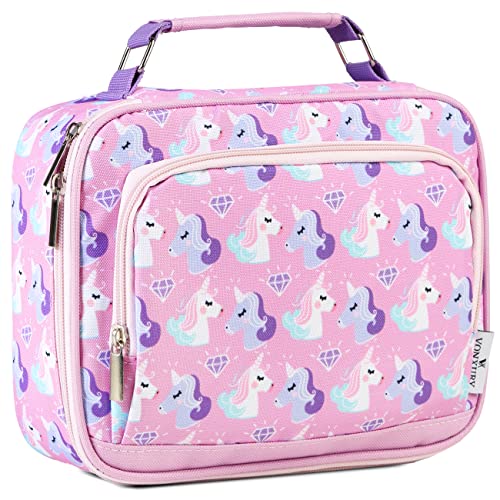 Large Pen Pencil Case,VONXURY High Capacity Art Colored Pencil Pouch Portable Stationery Organizer With 2 Detachable Layers 54 Slots Multiple Zipper Pockets for School Office College - color: Pink Unicorn
