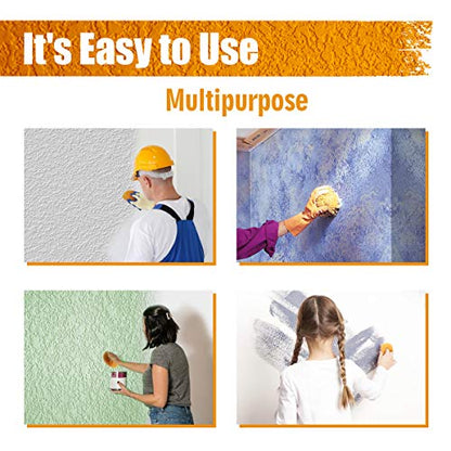 LAVEVE Knockdown Texture Sponge for Wall and Drywall Patch/Repair - Home Decor DIY Painting Ceiling Wall Texture - 2 Pcs