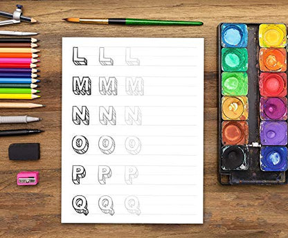 Calligraphy & Hand Lettering: Volume 1: Beginner Calligraphy & Hand Lettering Worksheets in Five Modern Styles