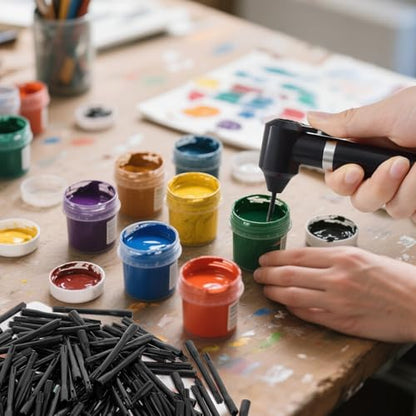 300 Pcs Disposable Ink Mixing Sticks Pigment Mixer Sticks Watercolor Pigment Mixer Stick Pigments Supply Kit for Ink