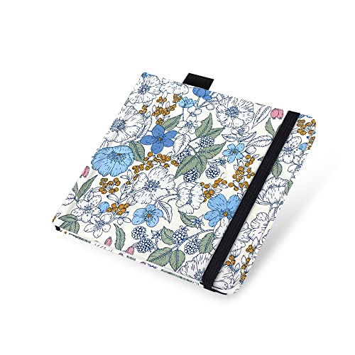 Watercolor Paper Sketchbook,5x5 Inch Mixed Media Notebook,140lb/300gsm Artist Heavyweight Paper,20 Sheets Small Travel Drawing Journal for Adults,Painting,Watercolors,Art Supplies,Blue Pipa Flower - color: 5x5 inch-300gsm-blue pipa flower