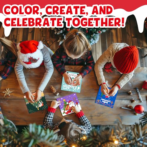 conda Pre Printed Canvas for Painting 12 Pcs 6 x 6 Inch, Pre Drawn Canvas Boards with Christmas Pictures to Paint, Theme Canvas Panels Set for Beginners Students, DIY Paint Art Supplies - color: Christmas Canvas