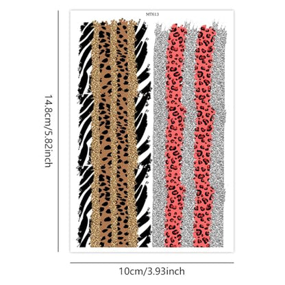 10 Sheets Clay Transfer Paper for Earrings & Polymer Clay, Zebra and Leopard Print Pattern Water Transfer Paper for Polymer Clay Jewelry Necklaces Pendants DIY Craft Supplies 5.82x3.93inch - color: Zebra and Leopard Print