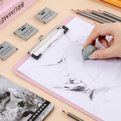 Mr. Pen- Kneaded Erasers, 1.57" x 1.37", 4 Pack, Gray | Soft Moldable Art Erasers for Charcoal, Graphite & Pastel Drawing, Precision Highlighting, Smudge Control - color: Gray, size: 4 Pack, 1.57" x 1.37"