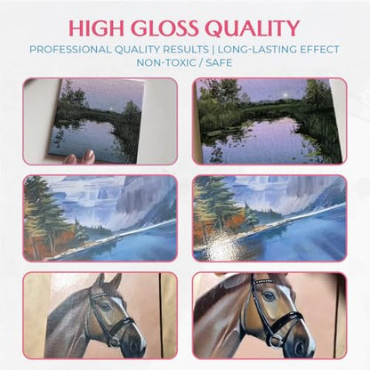 GRANOTONE Clear Coat Acrylic High Gloss Varnish Finish 3.38 fl oz 100 ML Non Yellowing Non Toxic Anti Crazing Artist Varnish for Acrylic Painting Pro and Hobby Artists! - style: High Gloss