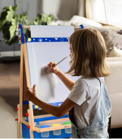 Joyooss Easel Paper Roll 15” x 984” (82’), Arts and Crafts Drawing Paper Roll of Paper for Painting Kids Easel, Coloring Art Paper, White Paper Roll of Crafting Activity Projects Supplies - size: 15 Inch 1 Roll