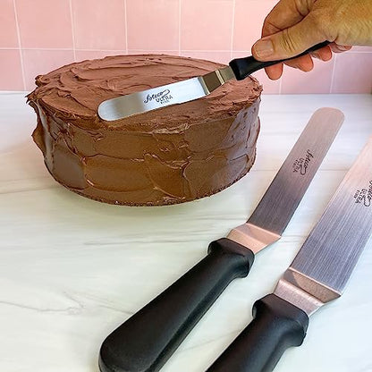 Ateco Ultra Offset Spatula with 4.25" x 0.75" Stainless Steel Blade, 4½", Silver - style: Offset - 4.25"