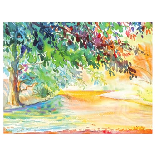 UCreate Watercolor Paper, White, Package, 140 lb., 9" x 12", 50 Sheets - size: 9-x-12-Inch