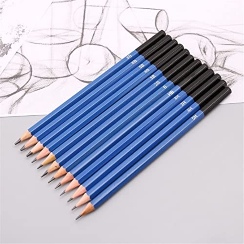 BFGRDDW 24pcs Professional Sketching Drawing Art Tool Kit Graphite Charcoal Pencils Eraser Craft Painting Set