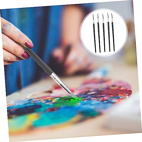 5pcs Silicone Modeling Shaper for Nail Art and Clay Craft Versatile Wipe Out Tools for Painting Shaping and Sculpting Tips