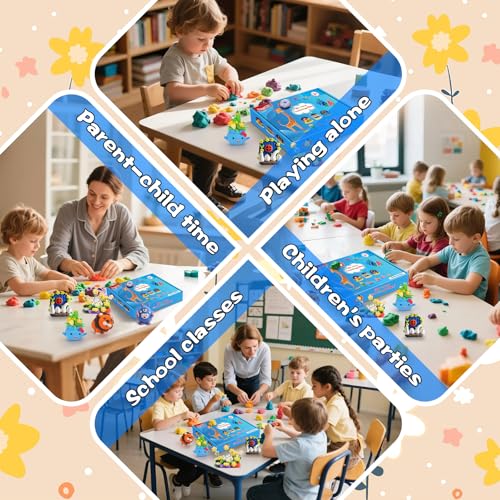 ifergoo Modeling Clay - 24 Colors Air Dry Clay, DIY Magic Clay with Tools and Munuals, Kids Toys Set for Boys and Girls - color: 24 Colors