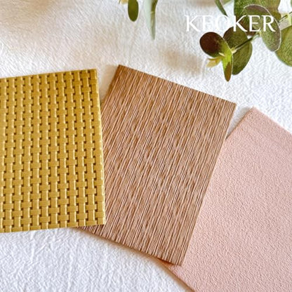 KEOKER Polymer Clay Texture Roller, Polymer Clay Roller for Making Earrings, Like Polymer Clay Texture Sheets, Great Work with Polymer Clay Cutters (Stripe) - color: Stripe