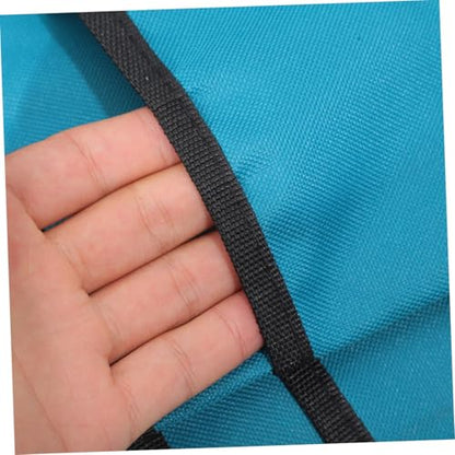 Gardening Apron with Multi Pockets Back Storage Apron for Men Women Artists Gardeners Toolkits Organizer Sky-blue