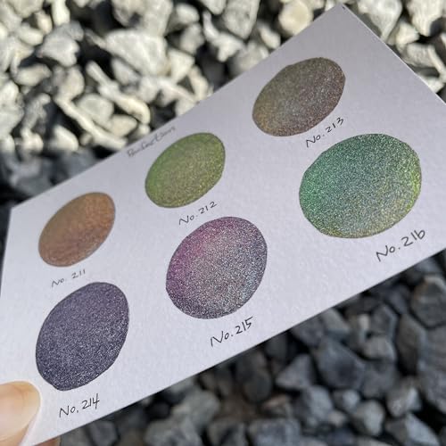 IUILE Handmade Watercolor Paints - Perfection Quarter Pan Set (6 colors) - color: Perfection