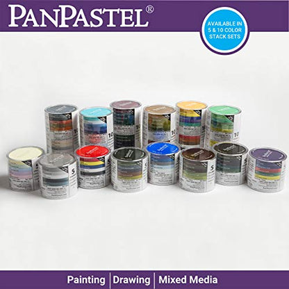 PanPastel Artist Pastels by GOLDEN, Shadows Set, 5 Color, Professional Artist Pastels, Unique Pan Format (cake-like) - style: Multicolor