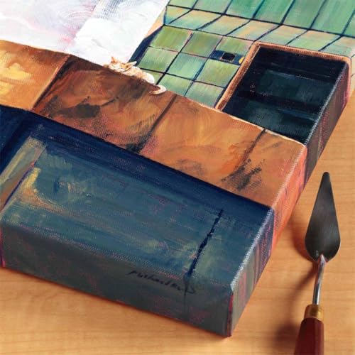 Creative Mark Mimik Recycled Stretched Canvas - 16x20 Box of 3 - Made from Recycled PET Plastic Bottles - Durable Archival Weave - Triple Acrylic Primed Painting Canvases - 400gsm, 1 - size: 16x20"