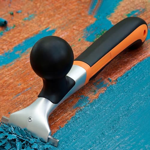 2-1/2" Heavy-Duty Premium Ergonomic Carbide Scraper Tool, Removal on Dry Glaze, Stains, Putty, Scratches, Rust, Paint, Glue, Varnish, Resin, Suitable for Various Surfaces, Wood, Metal, Glass & Floors