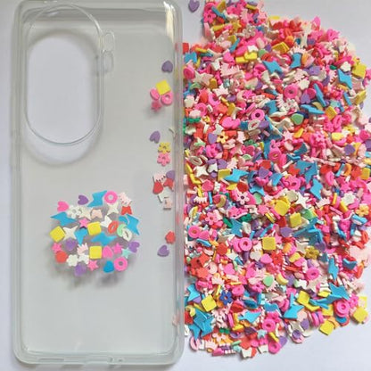 40g Mini Mix Fimo Polymer Slices Lips Stars Adults Nails Slices Art Design Supplies DIY Craft (Mix) - color: Mix