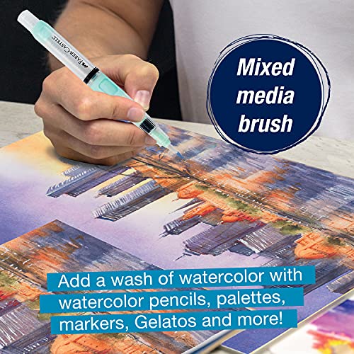 Faber-Castell Design Memory Craft FBR770306 mm Deluxe Water Brush, Clear