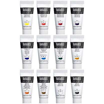 Liquitex Professional Heavy Body Acrylic Paint, 12 x 22ml (0.74-oz), Essentials Set - style: Essentials Set 12 x 22 (0.74-oz)