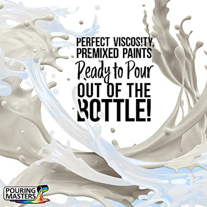 Pouring Masters Blue Interference Pearl Special Effects Acrylic Pouring Paint - Premium 32-Ounce Pre-Mixed Fluid Acrylic Paint - Fluid Art Supplies for Canvas, Wood, Paper, Tile & Rocks - color: Blue, size: 32 Fl Oz (Pack of 1)