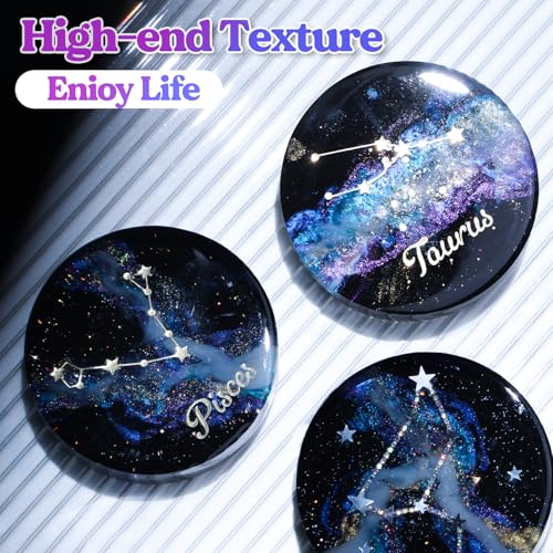 LET'S RESIN Extra Deep Resin Coaster Molds Silicone, 4 Inches Large 6 Cavity Silicone Molds for Resin, Round Epoxy Coaster Molds for Cups Mats, DIY Craft