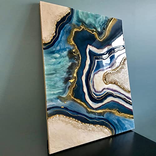 Falling in Art Unfinished Birch Wood Panels Kit for Painting, Wooden Canvas 2 Pack of 24 x36 Studio 1’’ Deep, Cradle Boards for Pouring, Art, Crafts, Burning and More - size: 24*36 2-pack