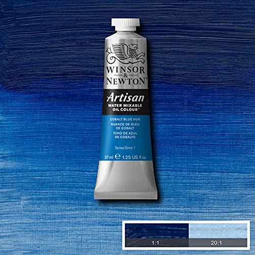 Winsor & Newton Artisan Water Mixable Oil Colour, 1.25-oz (37ml), Cobalt Blue Hue - color: Cobalt Blue Hue, style: 1.25-oz