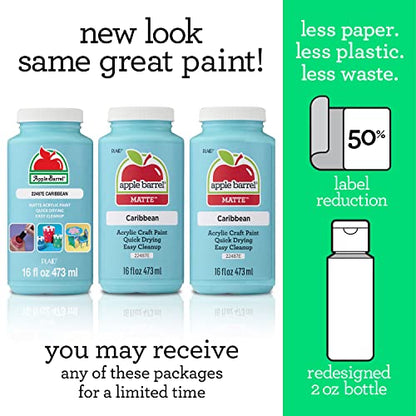 Apple Barrel 22491E ACRYLIC PAINT, 16 oz, Spring Green - color: Spring Green, size: 16 Fl Oz (Pack of 1)