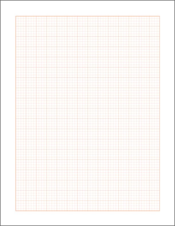 Design Ideation Lay Flat Grid PAD. Removable Sheet. Premium Paper. Smart-Bind Reinforced Lay Flat Binding. Orange Grid. (8.5" X 11") LF-2550-LS (1 Book) - color: Orange Grid