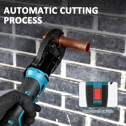 ZUPPER Press Tool Kit for 1/2"to 1" Copper Pipes Compatible with Propress | 18V Electric Pipe Crimping Tool Compact Press Tool Kit Brushless Motor 2pcs 2Ah Battery - size: SL-2430 (3 Press Jaws 1/2" to 1")