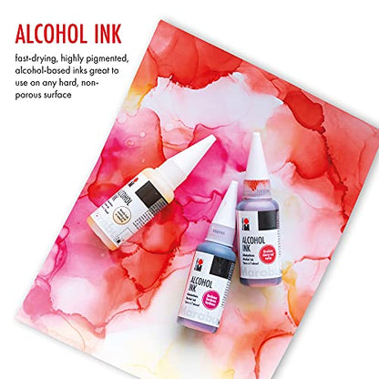 Marabu Alcohol Ink - Slate - Harness the Strength of Stone, Creating Timeless Elegance with the Foundations of Nature's Majesty - 20ml Bottle