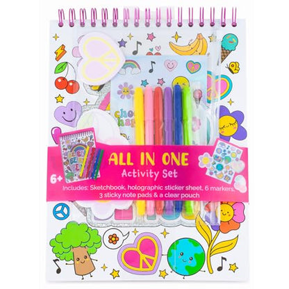 VOTUM Sketch Book: Personalized Artist Sketchbook: Sketching, Drawing and Creative Doodling. Notebook and Sketchbook to Draw and Journal with Stickers and Markers (Groovy) - color: Groovy Feeling Pro Sketchbook