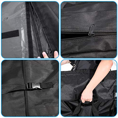 Premium Oversized Art Portfolio Case 38 x 50 Inches - Soft Sided - Waterproof - Great for LCD Screens, Monitors, TVs, Solar Panel, Frames, Transport - Shoulder Strap & Carry Handles - size: 38 x 50